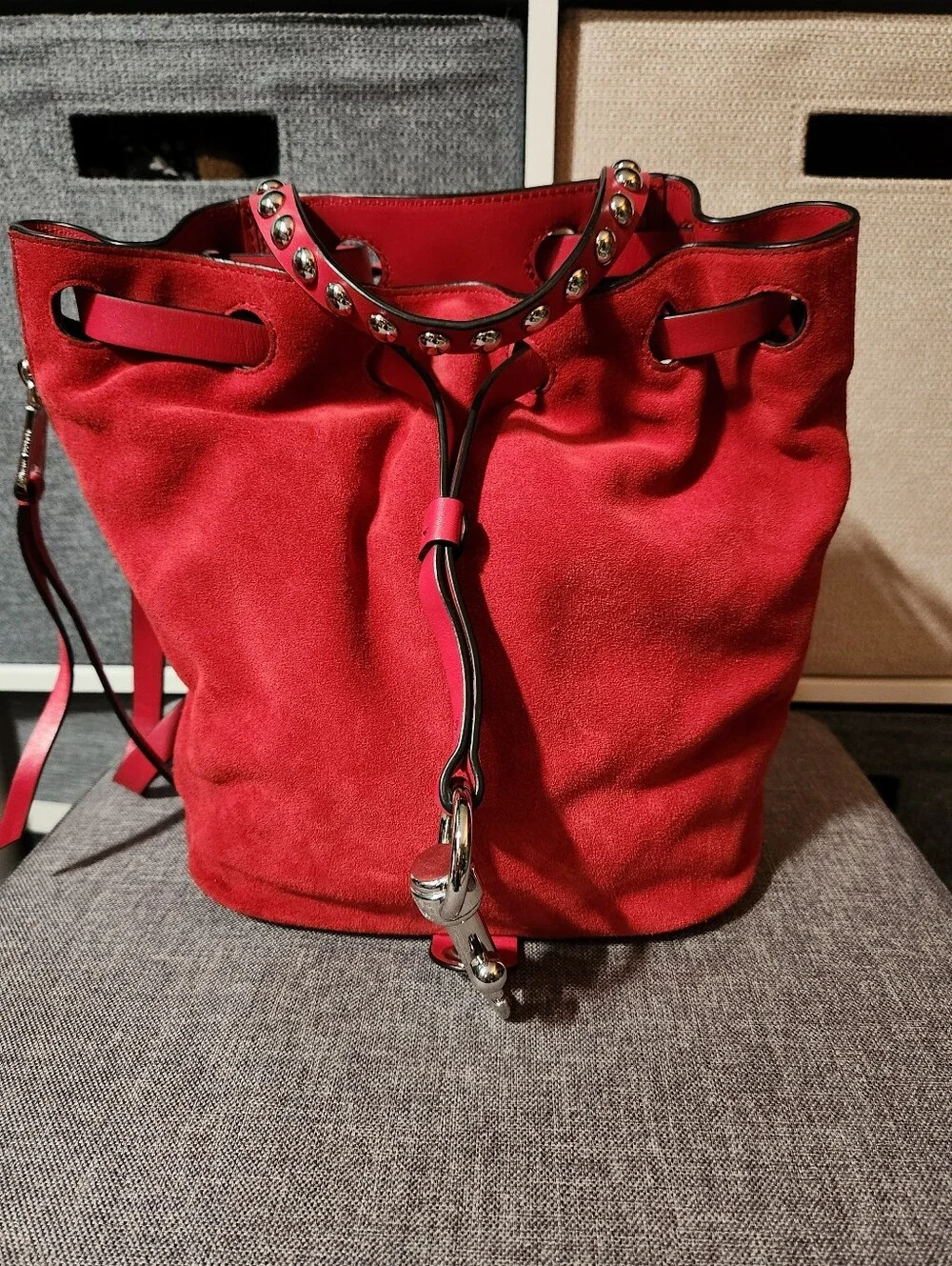 Rebecca Minkoff Studded Bucket Backpack